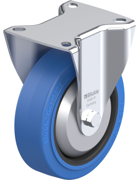 B-POEV 125R-SB-FA fiksuotas ratukas su guma