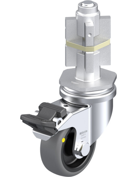 LRA-TPA 50G-FI-ELS-E05 antistatinis ratukas su stabdžiais