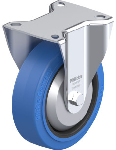 B-POEV 125XR-SB-FA fiksuotas ratukas dengtas guma