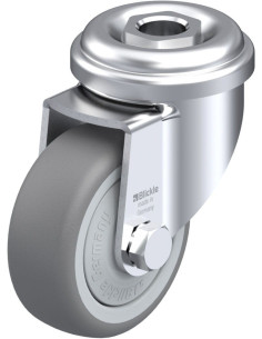 LRA-TPA 50KF pasukamas ratukas su guma, 50 mm