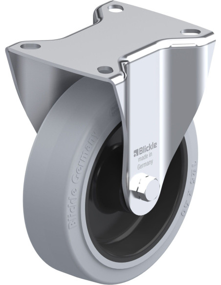 B-POEV 125XR-SG fiksuotas ratukas dengtas guma