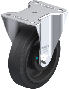 B-POEV 160KAD fiksuotas ratukas dengtas guma