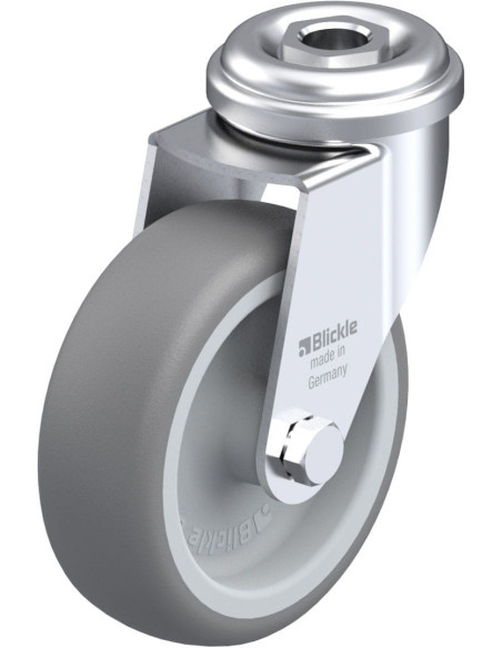 LRA-TPA 75G pasukamas ratukas su guma 75 mm