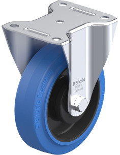 B-POEV 160KA-SB fiksuotas ratukas dengtas guma