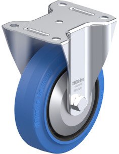 B-POEV 160KA-SB-FA fiksuotas ratukas dengtas guma