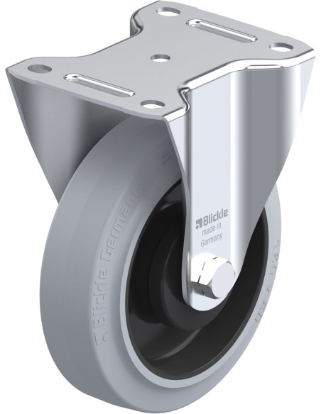 B-POEV 160KA-SG fiksuotas ratukas dengtas guma