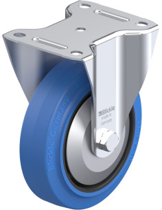 B-POEV 160R-SB-FA fiksuotas ratukas dengtas guma