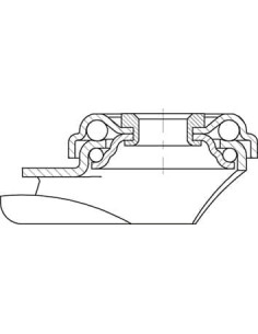 LRA-TPA 75KF-ER02 - 75 mm pasukamas gumos ratukas 2
