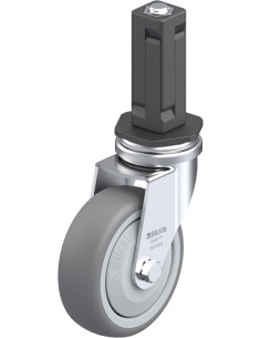 LRA-TPA 75KF-EV03 pasukamas ratukas su guma, 75 mm