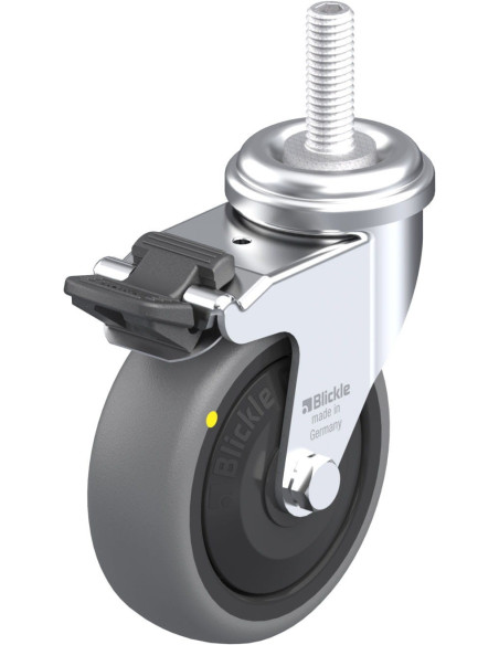 LRA-TPA 75KF-FI-ELS-GS10 antistatinis ratukas su stabdžiais