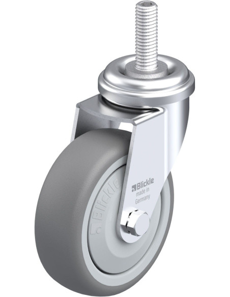 LRA-TPA 75KF-GS10 pasukamas ratukas su guma, 75 mm