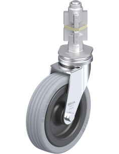 LRA-VPA 100G-E04 pasukamas ratukas su guma 100 mm