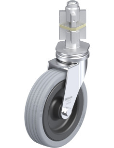 LRA-VPA 100G-E05 pasukamas ratukas su guma 100 mm