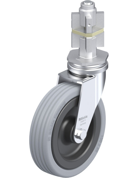 LRA-VPA 100G-E05 pasukamas ratukas su guma 100 mm