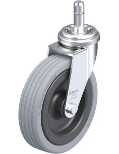 LRA-VPA 100G-ES pasukamas ratukas su guma, 100 mm