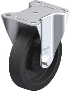 B-POEV 161KA fiksuotas ratukas dengtas guma