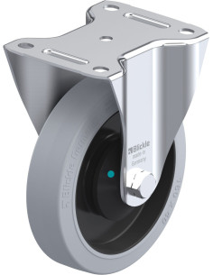 B-POEV 161KAD-SG fiksuotas ratukas dengtas guma