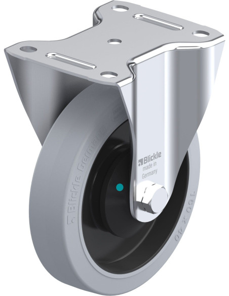 B-POEV 161KAD-SG fiksuotas ratukas dengtas guma