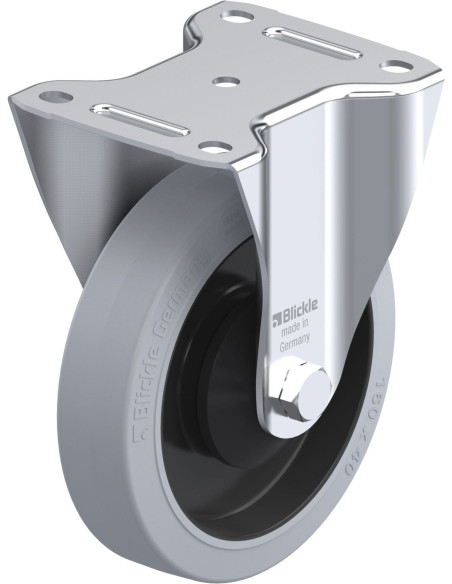 B-POEV 161KA-SG fiksuotas ratukas dengtas guma