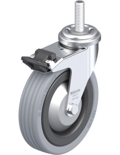 LRA-VPA 100G-FI-FA-GS10 - 100 mm guminis pasukamas ratukas