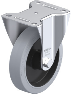 B-POEV 161XR-SG fiksuotas ratukas dengtas guma