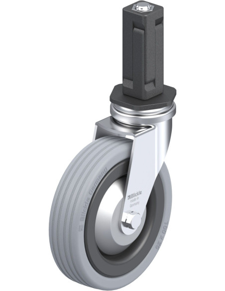 LRA-VPA 100K-FA-EV03 pasukamas guminis ratukas 100 mm