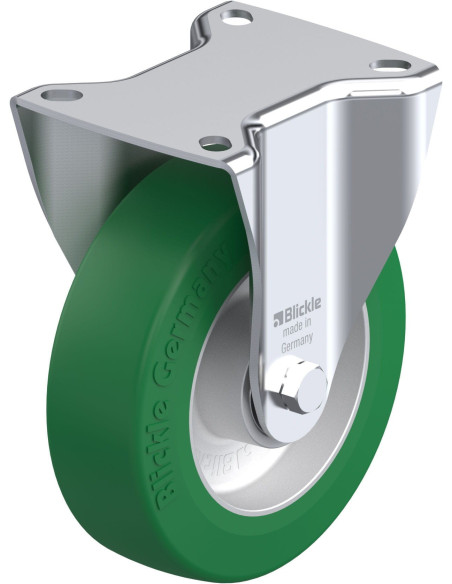 B-ALST 125K poliuretano fiksuotas ratukas