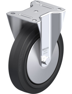 B-POEV 200KA-FA fiksuotas ratukas su guma 200 mm