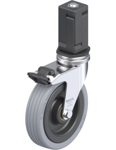 LRA-VPA 100K-FI-EV05 pasukamas guminis ratukas su stabdžiais