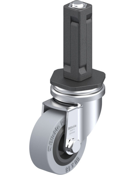 LRA-VPA 50G-EV02 pasukamas ratukas su guma 50 mm