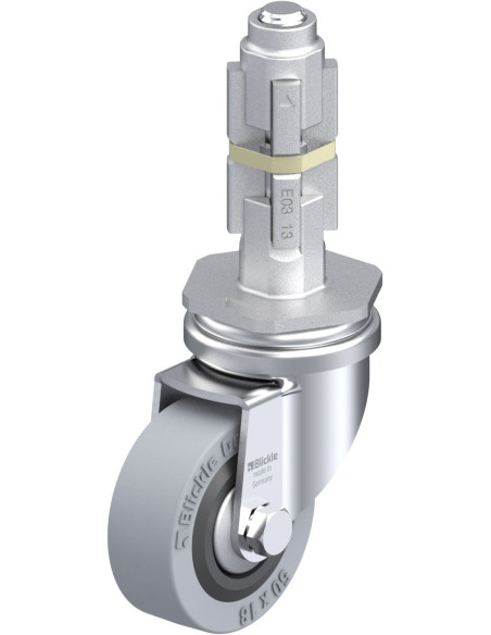 LRA-VPA 50G-FA-E03 pasukamas ratukas su kieta guma