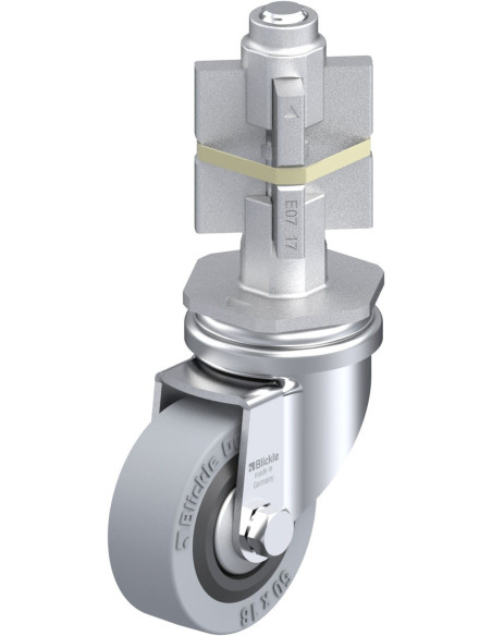 LRA-VPA 50G-FA-E07 pasukamas ratukas su guminiais ratais