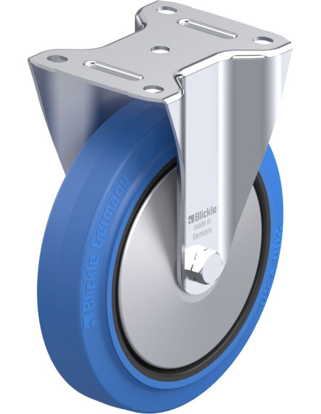 B-POEV 200R-SB-FA fiksuotas ratukas dengtas guma