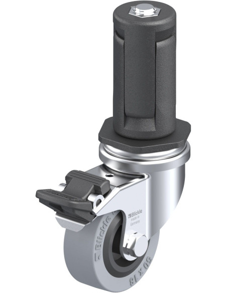 LRA-VPA 50G-FI-ER04 - 50 mm guminis pasukamas ratukas su