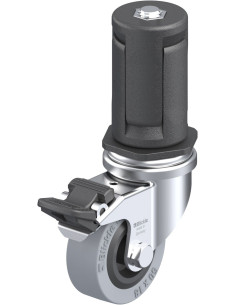 LRA-VPA 50G-FI-ER05 pasukamas guminis ratukas su stabdžiais