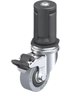 LRA-VPA 50G-FI-FA-ER05 - 50 mm guminis pasukamas ratukas su