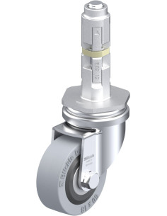 LRA-VPA 50K-E02 pasukamas ratukas su guma, 50 mm