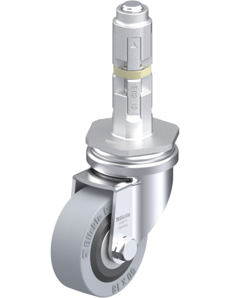 LRA-VPA 50K-E02 pasukamas ratukas su guma, 50 mm