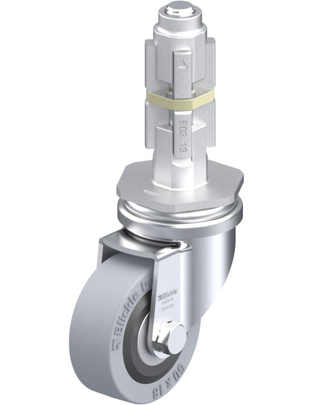 LRA-VPA 50K-E03 pasukamas ratukas su guma, 50 mm