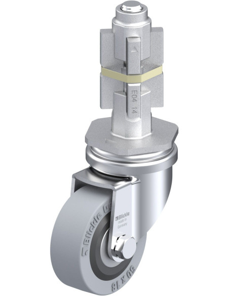 LRA-VPA 50K-E04 pasukamas ratukas su guma, 50 mm