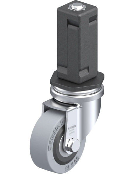 LRA-VPA 50K-EV04 pasukamas ratukas su guminėmis padangomis