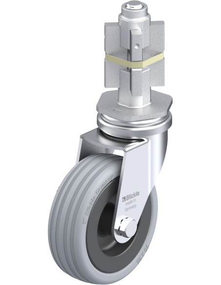 LRA-VPA 75G-E05 pasukamas ratukas su 75 mm guminiais ratais