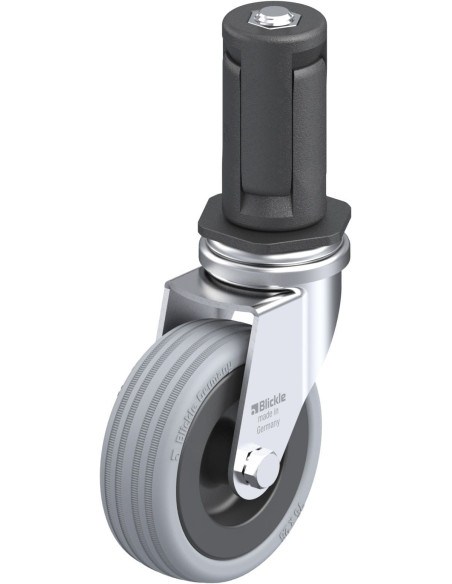 LRA-VPA 75G-ER04 pasukamas ratukas su guminėmis padangomis