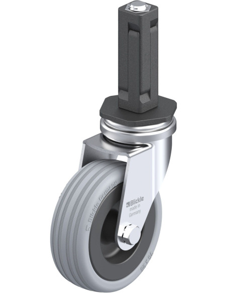 LRA-VPA 75G-EV02 pasukamas ratukas su guminėmis padangomis