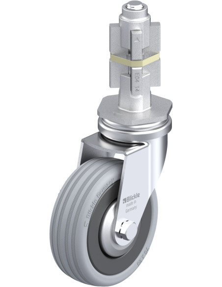 LRA-VPA 75G-FA-E04 pasukamas ratukas su guminėmis padangomis