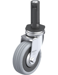 LRA-VPA 75G-FA-ER02 pasukamas ratukas su guma, 75 mm