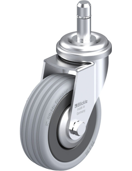 LRA-VPA 75G-FA-ES pasukamas ratukas su guma, 75 mm