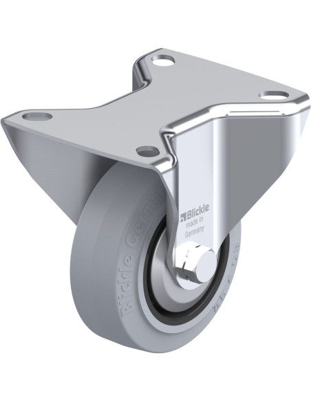 B-POEV 80G-SG-FA fiksuotas ratukas dengtas guma