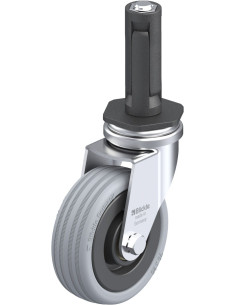 LRA-VPA 75K-ER02 pasukamas ratukas su guma, 75 mm