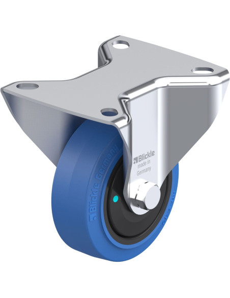 B-POEV 80KFD-SB fiksuotas ratukas dengtas guma